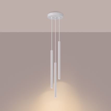 Lühter ARCHE 3xG9/8W/230V valge