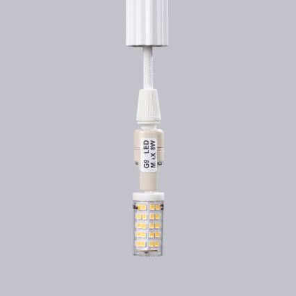 Lühter ARCHE 3xG9/8W/230V valge