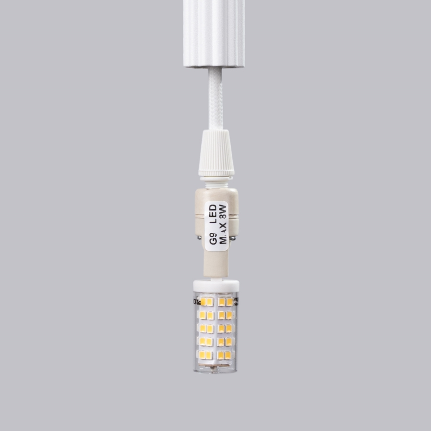 Lühter ARCHE 3xG9/8W/230V valge