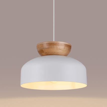 Lühter MARION 1xE27/15W/230V d. 29,5 cm valge