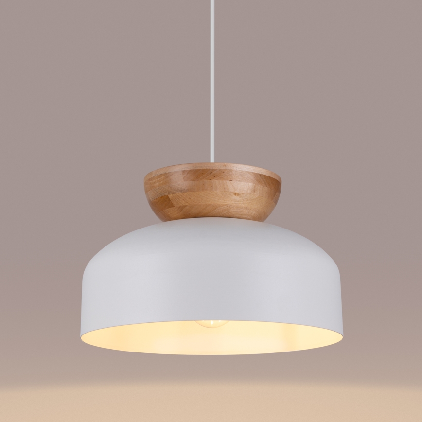 Lühter MARION 1xE27/15W/230V d. 29,5 cm valge