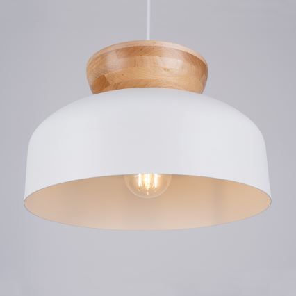 Lühter MARION 1xE27/15W/230V d. 29,5 cm valge