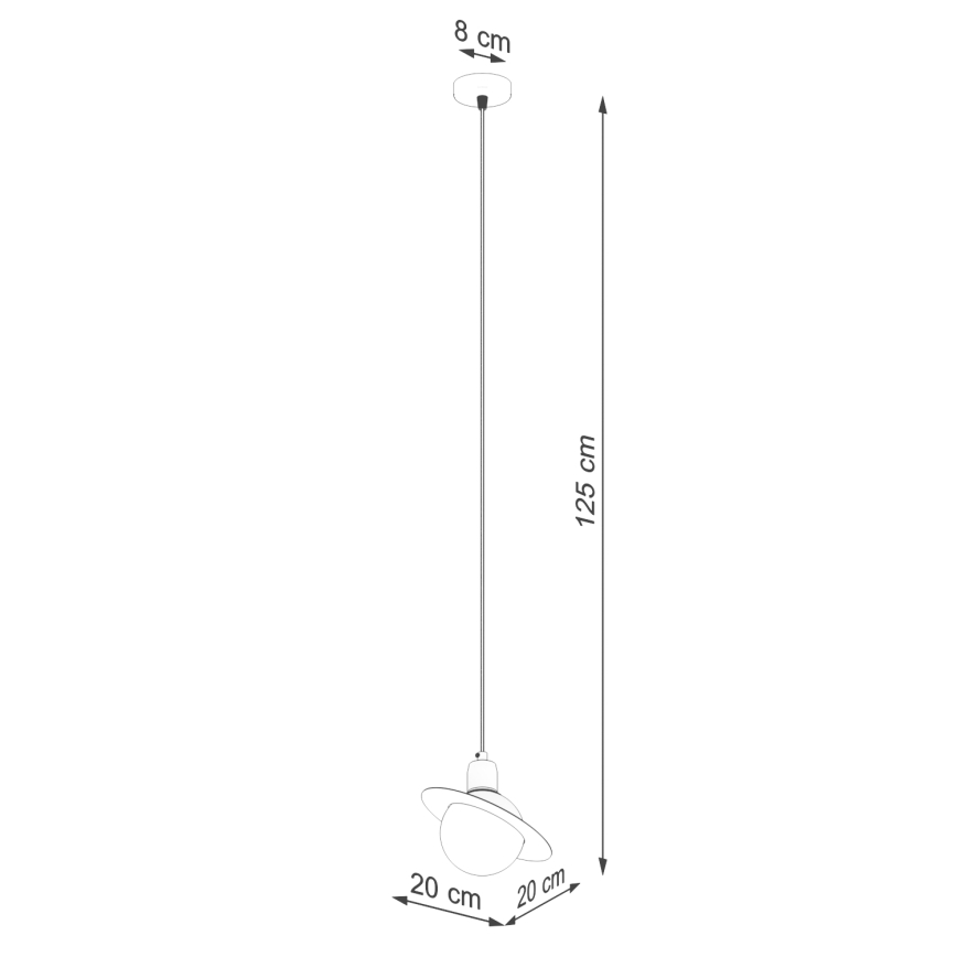 Lühter HYPERION 1xG9/8W/230V must
