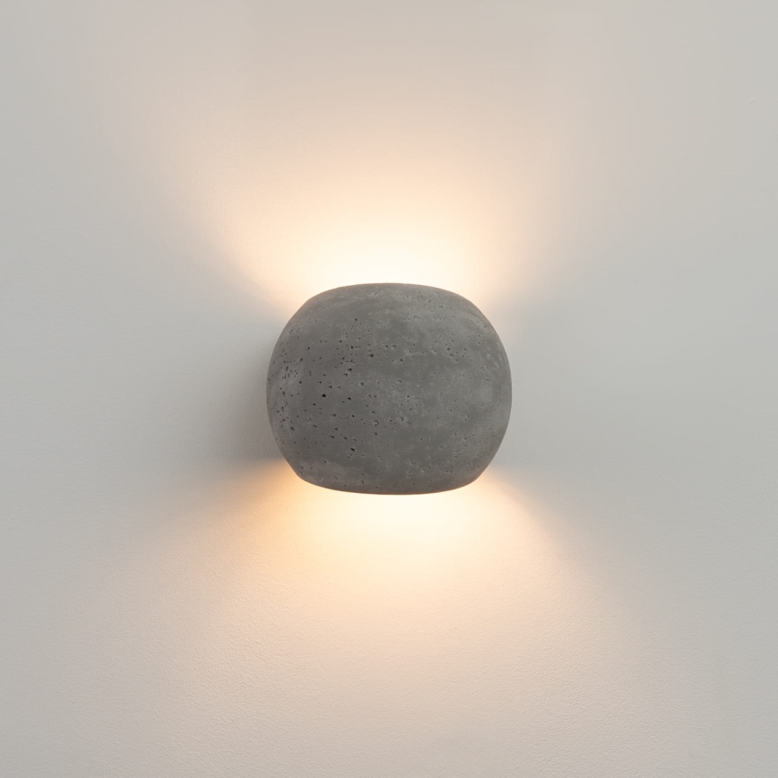 Seinavalgusti GLOBE 2xG9/8W/230V betoon/hall