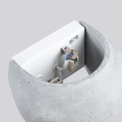 Seinavalgusti GLOBE 2xG9/8W/230V betoon/hall