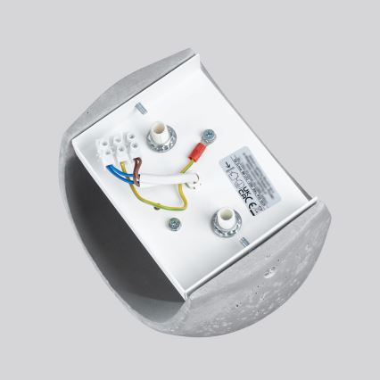 Seinavalgusti GLOBE 2xG9/8W/230V betoon/hall