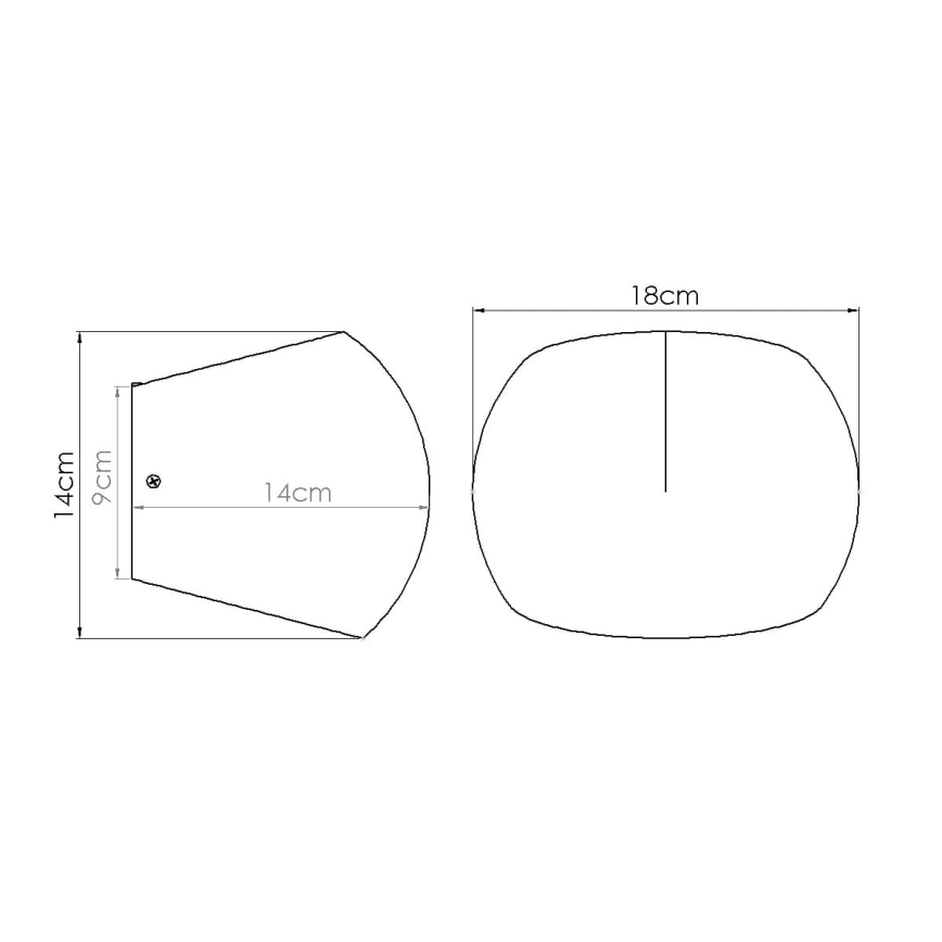 Seinavalgusti GLOBE 2xG9/8W/230V betoon/hall