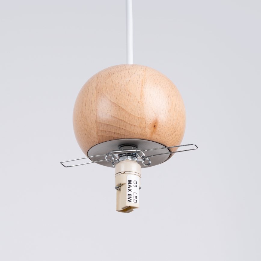 Lühter PEKKA 3xG9/8W/230V valge
