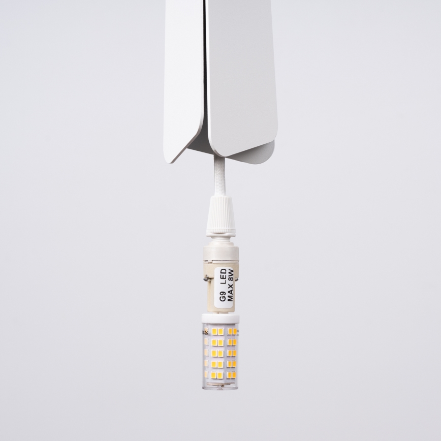 Lühter PRYSM 1xG9/8W/230V valge
