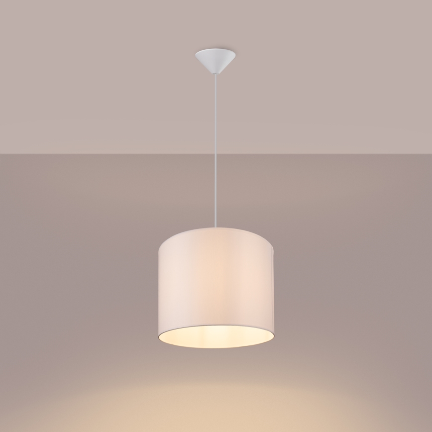 Lühter NOVA 1xE27/15W/230V d. 30 cm valge