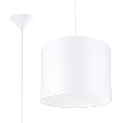 Lühter NOVA 1xE27/15W/230V d. 30 cm valge