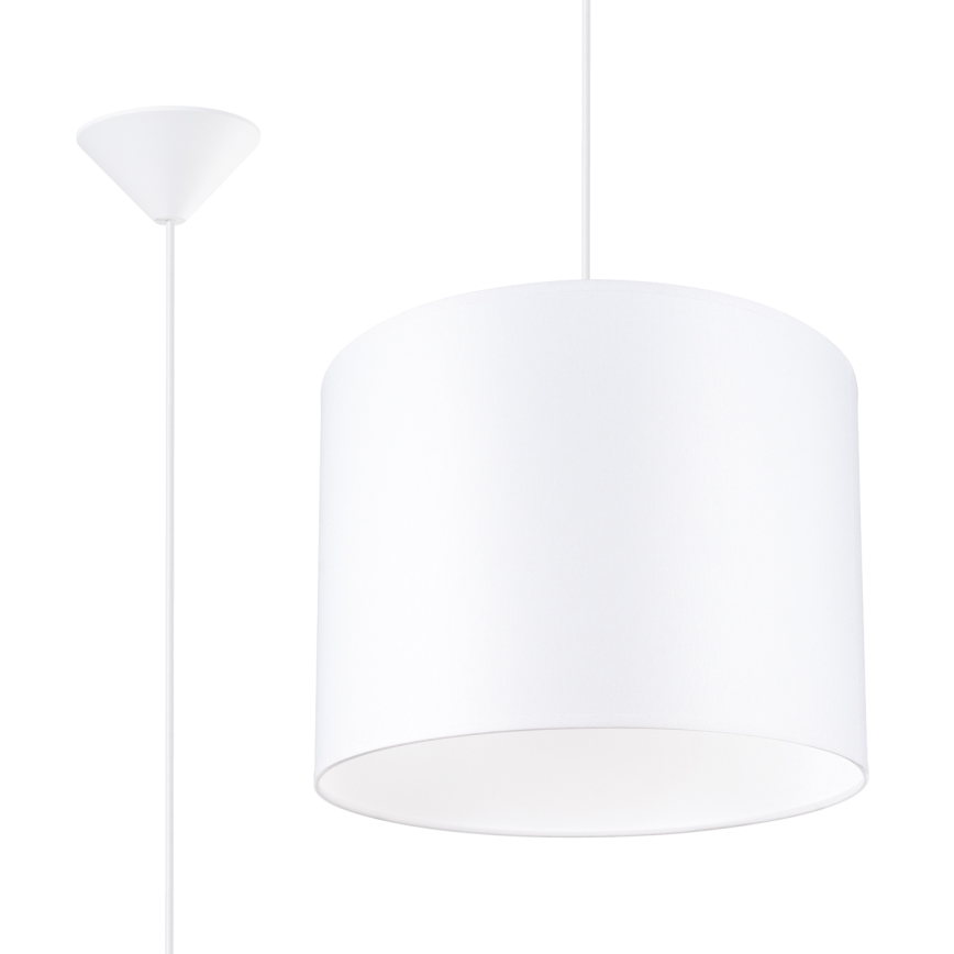 Lühter NOVA 1xE27/15W/230V d. 30 cm valge