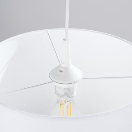Lühter NOVA 1xE27/15W/230V d. 30 cm valge