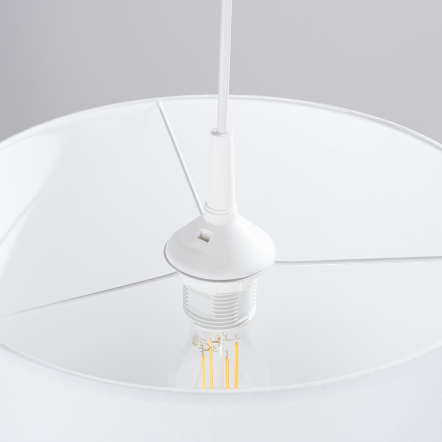 Lühter NOVA 1xE27/15W/230V d. 30 cm valge