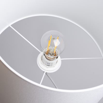 Lühter NOVA 1xE27/15W/230V d. 30 cm valge