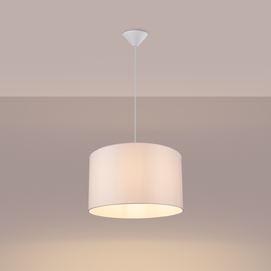 Lühter NOVA 1xE27/15W/230V d. 40 cm valge