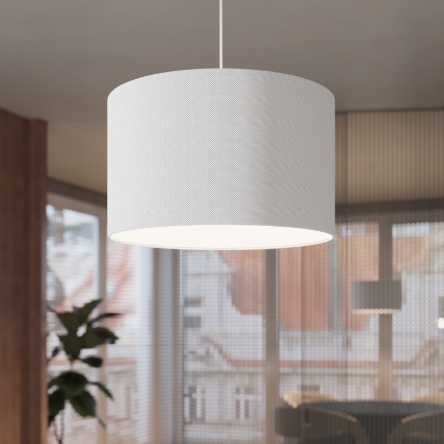 Lühter NOVA 1xE27/15W/230V d. 40 cm valge