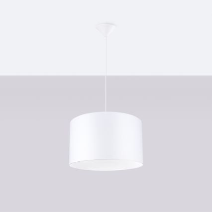 Lühter NOVA 1xE27/15W/230V d. 40 cm valge