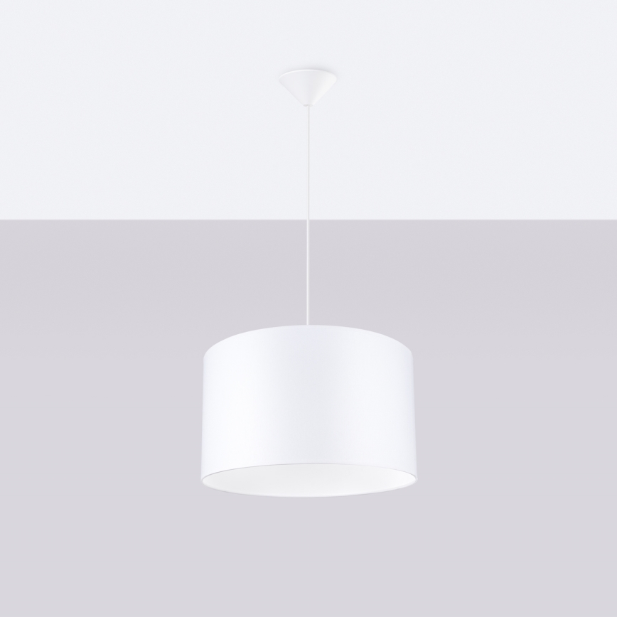 Lühter NOVA 1xE27/15W/230V d. 40 cm valge