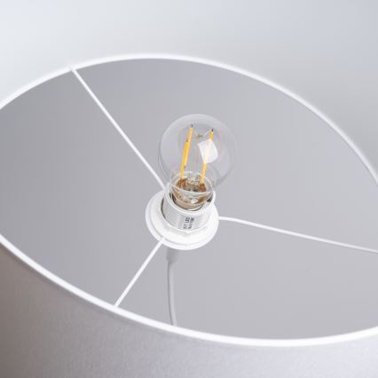 Lühter NOVA 1xE27/15W/230V d. 40 cm valge