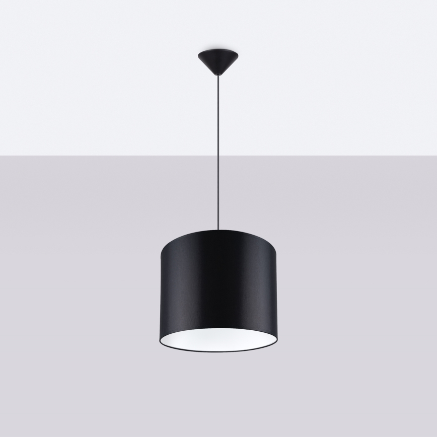Lühter NOVA 1xE27/15W/230V d. 30 cm must