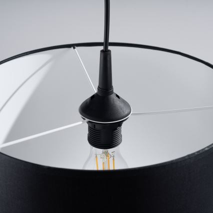 Lühter NOVA 1xE27/15W/230V d. 30 cm must