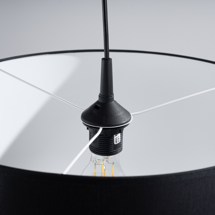 Lühter NOVA 1xE27/15W/230V d. 40 cm must