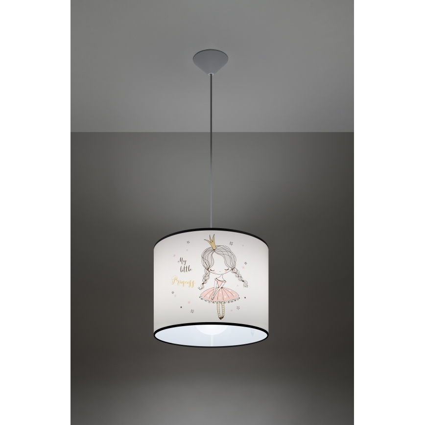 Ripplühter lastele PRINCESS 1xE27/15W/230V d. 30 cm printsess