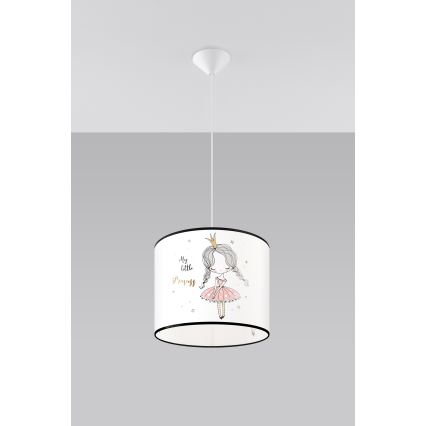 Ripplühter lastele PRINCESS 1xE27/15W/230V d. 30 cm printsess
