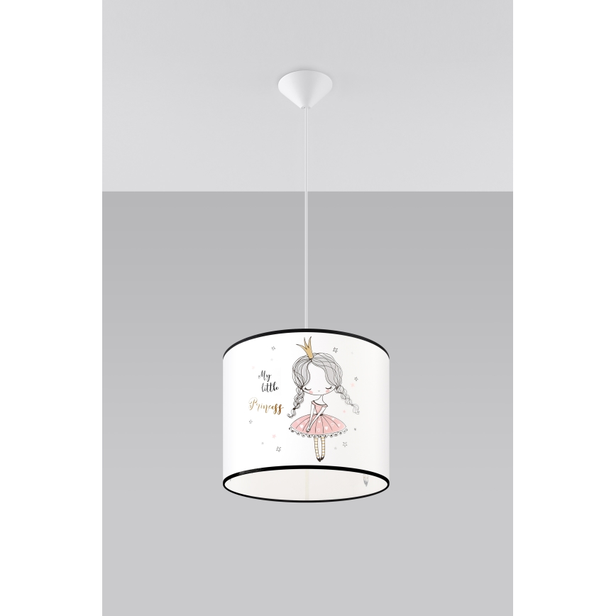 Ripplühter lastele PRINCESS 1xE27/15W/230V d. 30 cm printsess