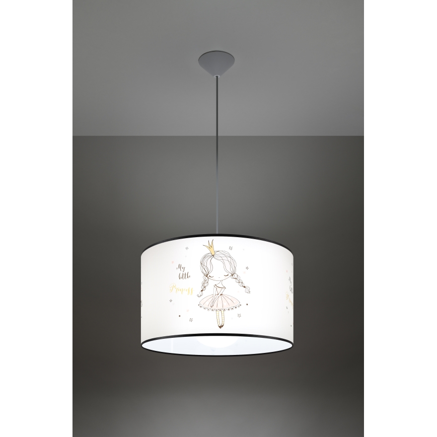 Ripplühter lastele PRINCESS 1xE27/15W/230V d. 40 cm printsess