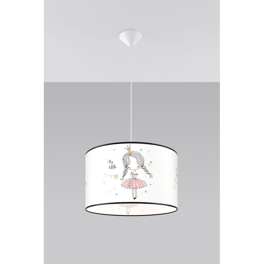 Ripplühter lastele PRINCESS 1xE27/15W/230V d. 40 cm printsess