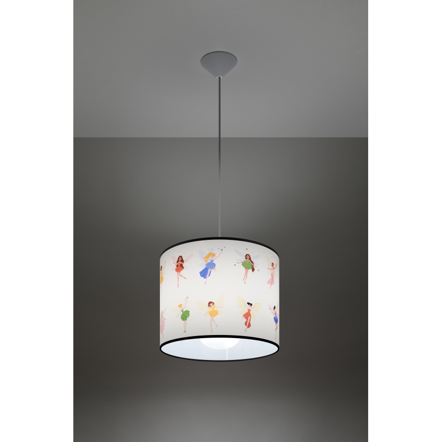 Ripplühter lastele FAIRY 1xE27/15W/230V d. 30 cm haldjas