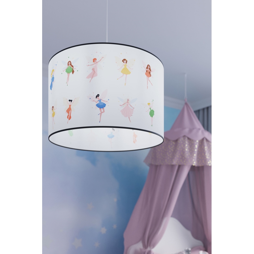 Ripplühter lastele FAIRY 1xE27/15W/230V d. 30 cm haldjas