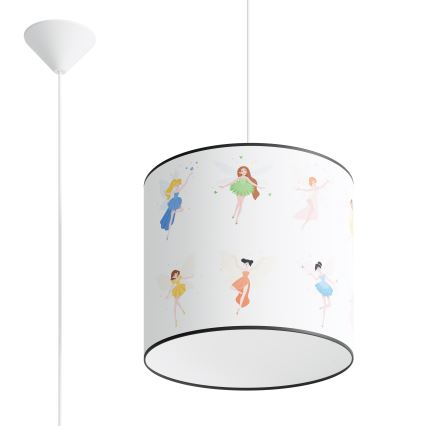 Ripplühter lastele FAIRY 1xE27/15W/230V d. 30 cm haldjas