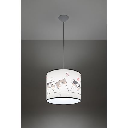 Ripplühter lastele CAT 1xE27/15W/230V d. 30 cm kass