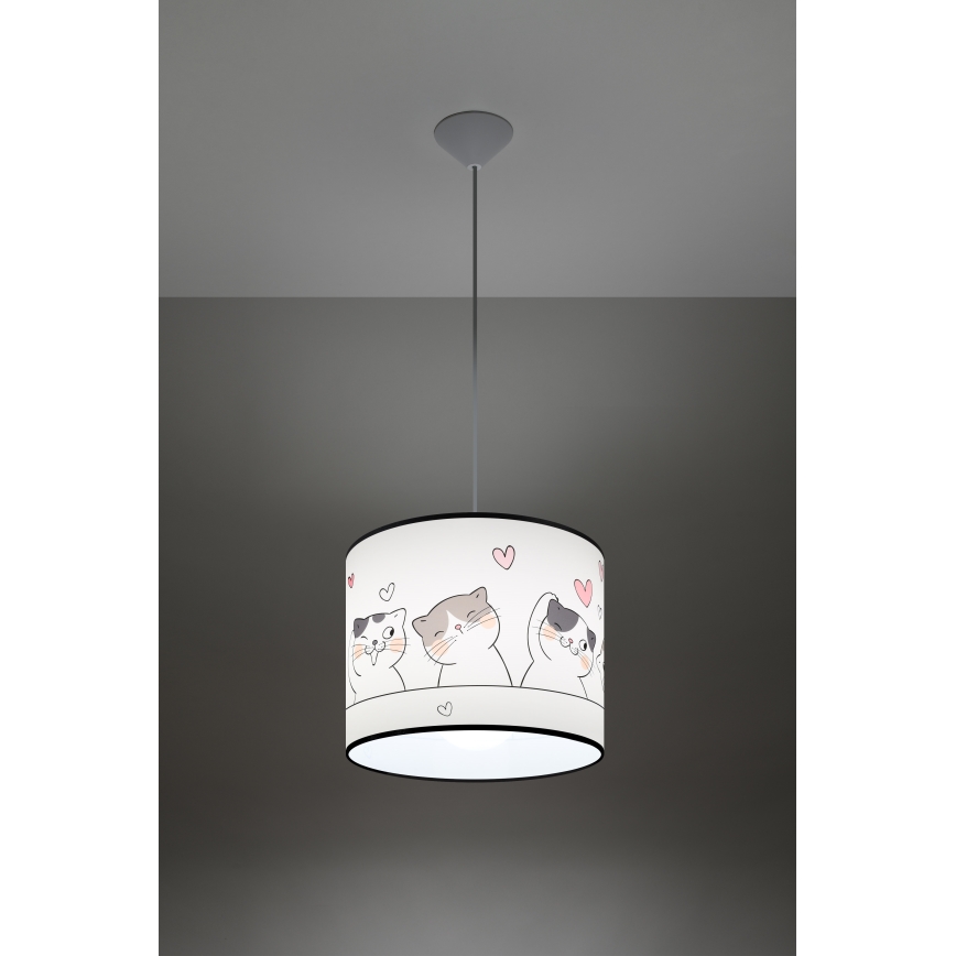 Ripplühter lastele CAT 1xE27/15W/230V d. 30 cm kass