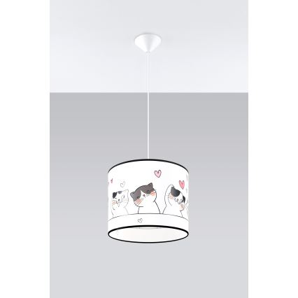 Ripplühter lastele CAT 1xE27/15W/230V d. 30 cm kass