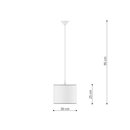 Ripplühter lastele FOOTBALL 1xE27/15W/230V d. 30 cm jalgpall