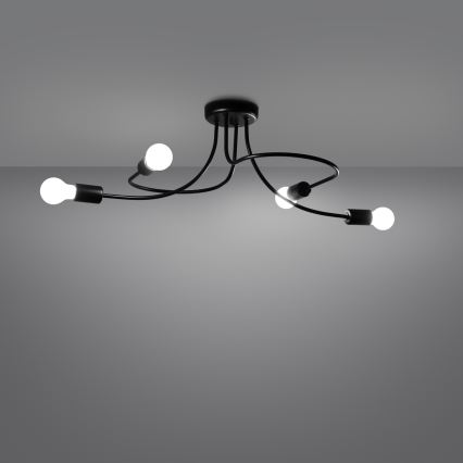 Ripplühter LEVAR 4xE27/15W/230V must