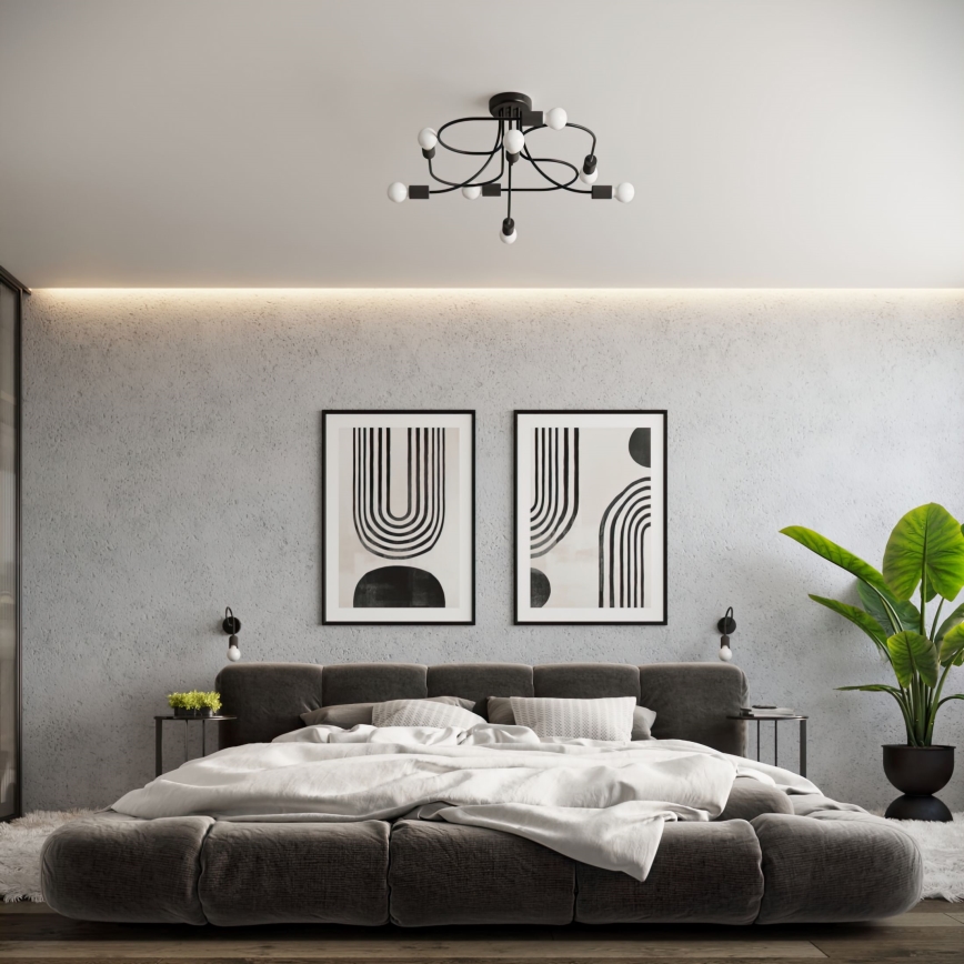 Ripplühter LEVAR 8xE27/15W/230V must