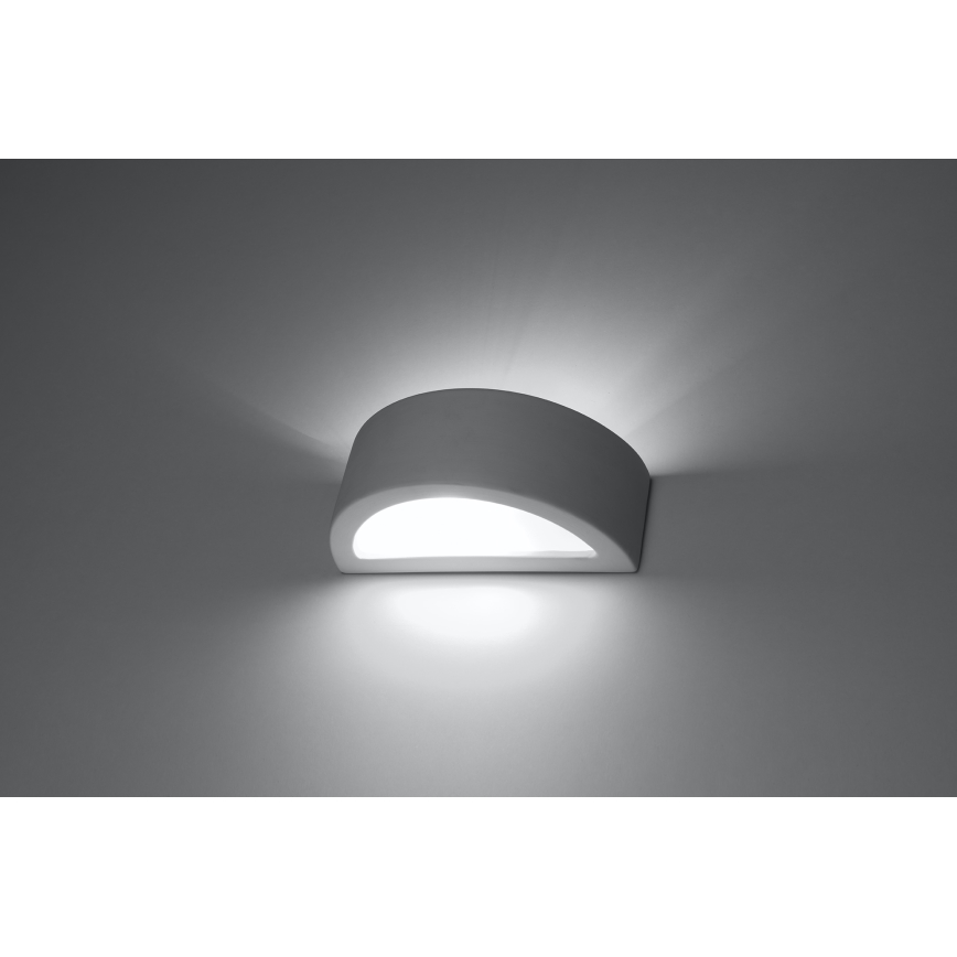Seinavalgusti ATENA 1xE27/15W/230V 30 cm valge