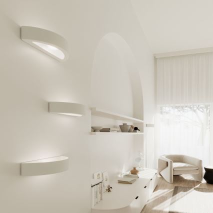 Seinavalgusti ATENA 1xE27/15W/230V 30 cm valge