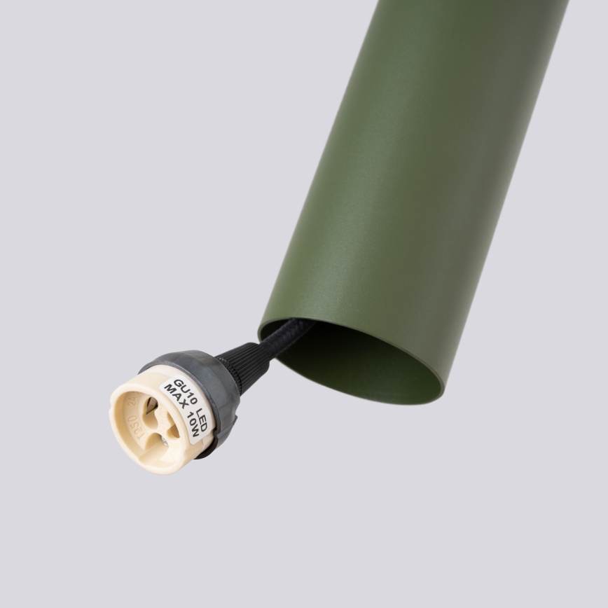 Lühter LAGOS 3xGU10/10W/230V roheline