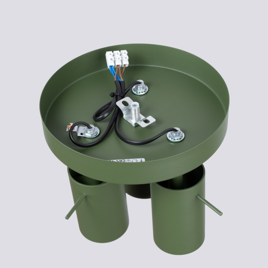 Kohtvalgusti RING 3xGU10/10W/230V roheline