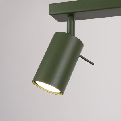 Kohtvalgusti RING 6xGU10/10W/230V roheline