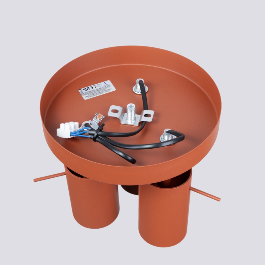 Kohtvalgusti RING 3xGU10/10W/230V punane