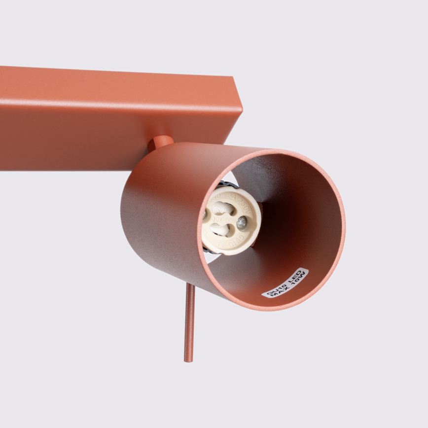 Kohtvalgusti RING 6xGU10/10W/230V punane