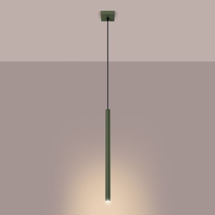 Lühter PASTELO 1xG9/8W/230V roheline