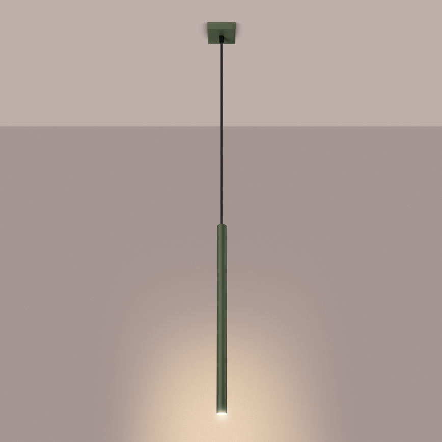 Lühter PASTELO 1xG9/8W/230V roheline
